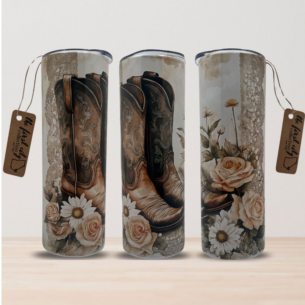 Cowgirl Boots and Roses
