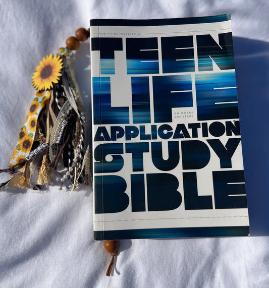 Alpha and Omega Sunflower Bookmark Tassel