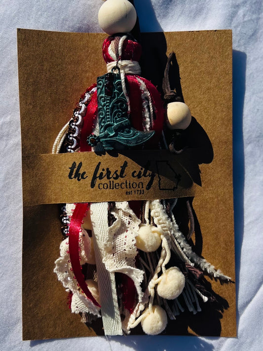 Cowgirl Boot Bookmark Tassel